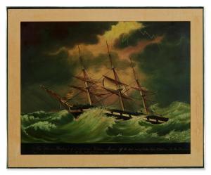GUY EVANS James,Ship Warren Hastings off the West Coast of Cuba in,1850,Sotheby's 2023-01-23