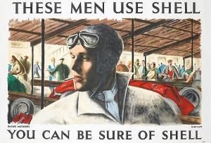 GUYATT Richard 1914,These men use Shell, Racing Motorists, You can be ,1939,Sotheby's GB 2006-10-02