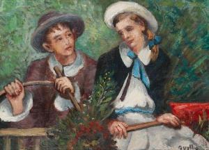 GUYLBO Guill.Lebovits, dit 1897,Jeune couple,Ader FR 2011-06-16