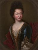 GUYNIER Jean 1630-1707,Suite de six portraits de dames de q,Artcurial | Briest - Poulain - F. Tajan 2021-11-09