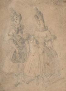GUYS Constantin 1802-1892,Deux courtisanes,Artcurial | Briest - Poulain - F. Tajan FR 2010-10-29