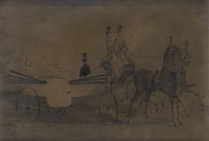 GUYS Constantin 1802-1892,LA PROMENADE EN VOITURE,Sotheby's GB 2019-02-01