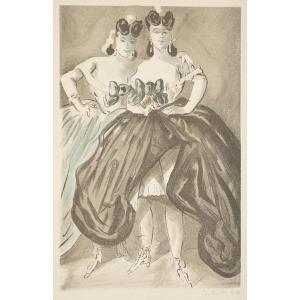 GUYS Constantin 1802-1892,Two female models,Ripley Auctions US 2011-09-17