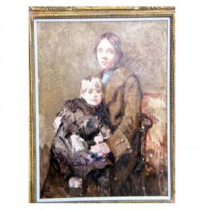guysenaan andre,Portrait of mother and child,1915,Jim Railton GB 2009-07-17