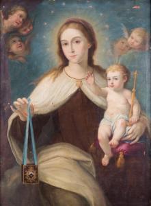 GUZMAN Juan Bautista 1800-1900,Virgen del Carmen,18th century,Alcala ES 2019-10-09