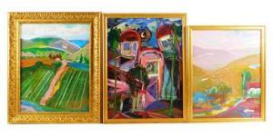 GUZMAN MALDONADO JUAN 1948,three framed works,Winter Associates US 2021-09-13