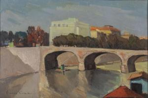 GUZZI Beppe 1902-1982,Senza titolo (Il Ponte),Boetto IT 2024-01-31