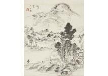 GYOKUDO Uragami 1745-1820,Landscape,Mainichi Auction JP 2018-01-20