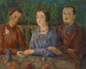 GYORGY Fenyo,Together in the Garden,1930,Kieselbach HU 2019-05-20