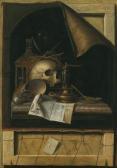 GYSBRECHTS Cornelis Norbertus 1630-1683,A Vanitas still life,Palais Dorotheum AT 2011-06-16