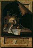 GYSBRECHTS Cornelis Norbertus 1630-1683,Vanitas-Stillleben,1672,Palais Dorotheum AT 2009-12-15