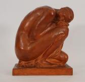 GYSEN Fernand 1879-1943,Nu accroupi,Brussels Art Auction BE 2014-10-28