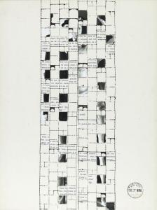 Prices and estimates of works Brion Gysin