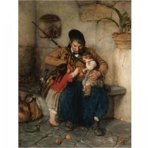GYSIS Nicholaos 1842-1901,GRANDFATHER OFFERING APPLES TO HIS GRANDCHILDREN (,Sotheby's GB 2006-11-15