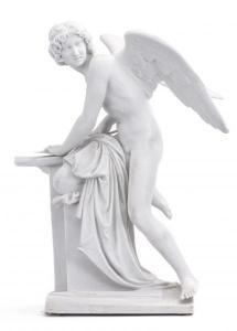 HÄHNEL Ernst Julius 1811-1891,Cupidon aiguisant ses flèches,Dogny Auction CH 2020-11-24