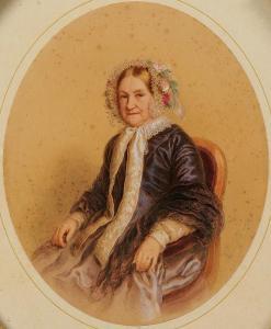 HÄHNISCH Anton 1817-1897,Portrait of a lady,Bearnes Hampton & Littlewood GB 2013-10-23