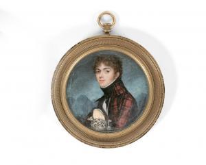 HÉNARD Charles 1757-1812,jeune homme en buste,1790-1800,Fraysse FR 2020-12-10