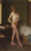 HÖFLINGER Albert 1855-1936,Ballerina beim Ankleiden,Fischer CH 2016-06-15
