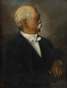 HÖHN Alfred 1875,Porträt Bismarck im Frack,Van Ham DE 2012-10-24