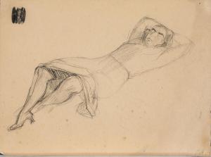 HØYER Bizzie 1888-1977,Reclining woman,Bruun Rasmussen DK 2025-04-03