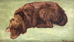 HÜNTEN Max 1869-1936,Schlafender Hund,Historia Auctionata DE 2018-09-22
