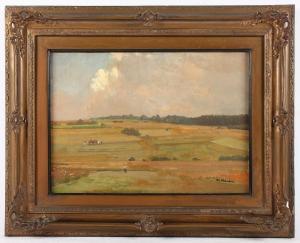 HÜNTEN Max 1869-1936,Weite Landschaft mit Feldern,Von Zengen DE 2019-03-15