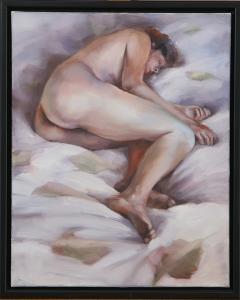 HAACK Simone 1978,A naked woman lying on the side,2005,Bruun Rasmussen DK 2007-11-12