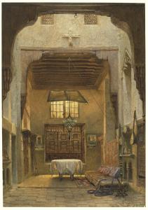 HAAG Carl 1820-1915,The artist\’s studio in Cairo,1859,Christie's GB 2022-07-05