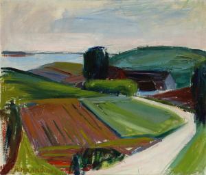 HAAKO Hans 1897-1984,Landscape,1943,Bruun Rasmussen DK 2021-12-21