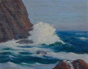 HAAPANEN John Nichols 1891-1968,Boothbay Wave,1945,Barridoff Auctions US 2022-03-19