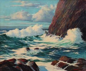 HAAPANEN John Nichols 1891-1968,Monhegan Rock,1959,Barridoff Auctions US 2021-11-13