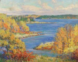 HAAPANEN John Nichols 1891-1968,River landscape,1931,Butterscotch Auction Gallery US 2020-03-29