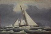 HABE G.E.,Ship in a storm,1878,David Lay GB 2012-11-01
