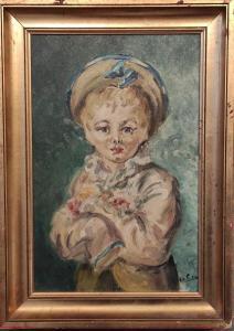 HABER 1900-1900,Portrait d'une fille,20th century,Boisgirard - Antonini FR 2023-02-03