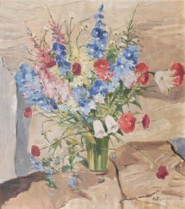 HABL Willy 1888-1964,Flowers in a Vase,1952,Stahl DE 2021-02-26