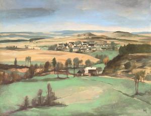 HABL Willy 1888-1964,Landscape,1943,Stahl DE 2020-09-26