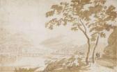 HACKAERT Jan 1629-1699,An Italianate river landscape,Christie's GB 2014-12-10