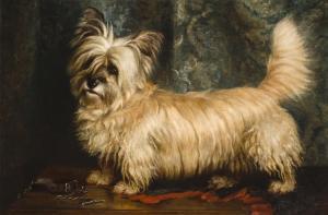 HADDEN Nellie 1885-1920,Portrait of a Skye Terrier,1899,Bonhams GB 2013-02-13