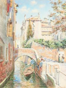 HADDEN Trevor 1864-1941,Near San Cristoforo, Venice,John Nicholson GB 2020-09-25