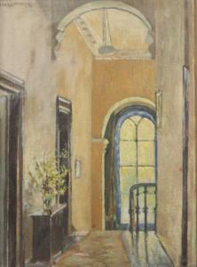 HADDOCK Arthur Earl 1895-1980,The Staircase Window,1946,Lacy Scott & Knight GB 2022-09-16