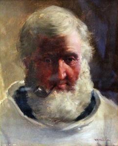 HADDON G.W,Shoulder length portrait of an elderly fisherman w,Canterbury Auction 2014-08-05