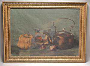 HADLEY William H 1920-1940,Still life with copper kettle,Eldred's US 2010-05-22