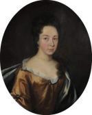 HAENEMAN Adrien 1603-1671,Portrait de jeune femme au ,1700,Chevau-Legers Encheres Martin-Chausselat 2009-12-13