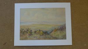 HAERD H Parcy 1886-1940,landscape with estuary in background,Willingham GB 2017-04-01