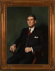 HAERNING August 1874-1961,Portrait of a gentleman,Bruun Rasmussen DK 2020-09-28