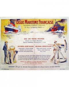 HAFFNER L,Ligue Maritime Française,1920,Millon & Associés FR 2020-02-26