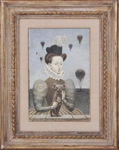 HAFLEY Bruce Winston 1920-2011,BARKING BALLOON,1964,Charlton Hall US 2015-04-10