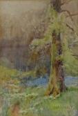 HAGARTY Parker 1859-1934,figure in woodland,Burstow and Hewett GB 2019-02-20