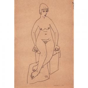 HAGEDORN Edward 1902-1982,Studio Nude,1930,Clars Auction Gallery US 2023-09-14