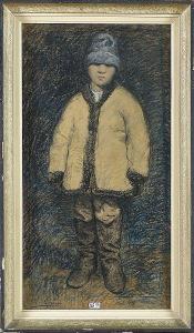 HAGEMAN Victor 1868-1940,Jeune garçon du Nord,VanDerKindere BE 2020-01-21